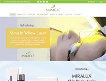 Tablet Screenshot of miracle-clinic.com